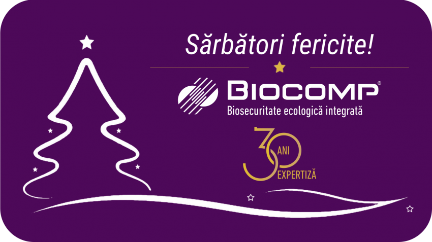 BIOCOMP va ureaza Sarbatori fericite!