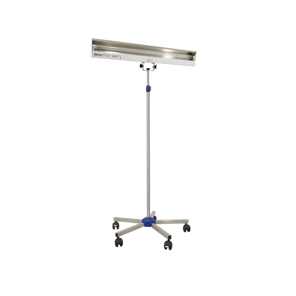 Lampa-dispozitiv de dezinfecție cu lumina ultravioleta UV-C LBA 30W, cu montare pe stativ mobil