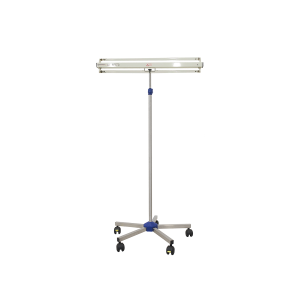Lampa-dispozitiv de dezinfecție cu lumina ultravioleta UV-C LBA-E 2x15W, cu montare pe stativ mobil