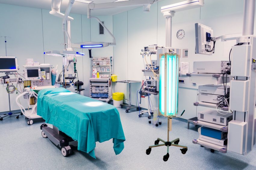 Tehnologia luminii ultraviolete UV-C în spitalele suport COVID-19